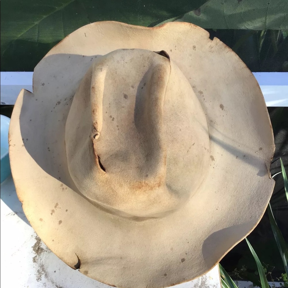 Ooak Vtg artist decon hat magnolia style SOLD